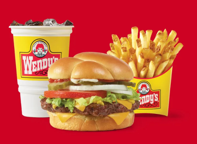 Dave's Single Combo - © 2026 Wendy's