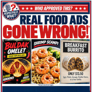 Food Ads Gone Wrong - © 2026 @artlusts - via Instagram