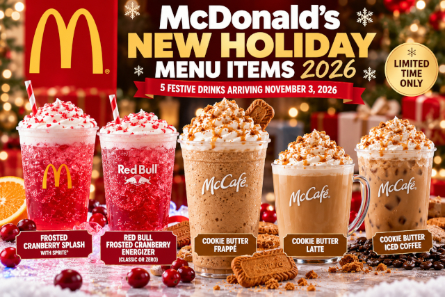Holiday Beverages - © 2026 McDonalds
